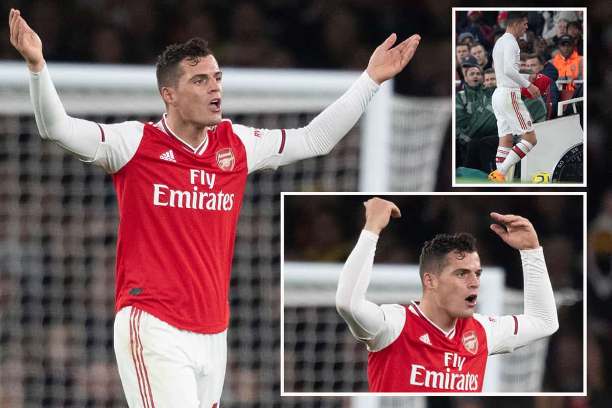 Emery To Strip Xhaka Off Arsenal Captaincy?