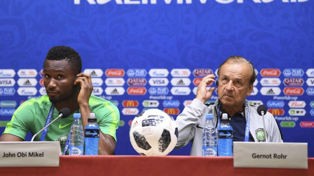 Gernot Rohr Begins Search for John Obi Mikel Replacement John Obi Mikel Replacement