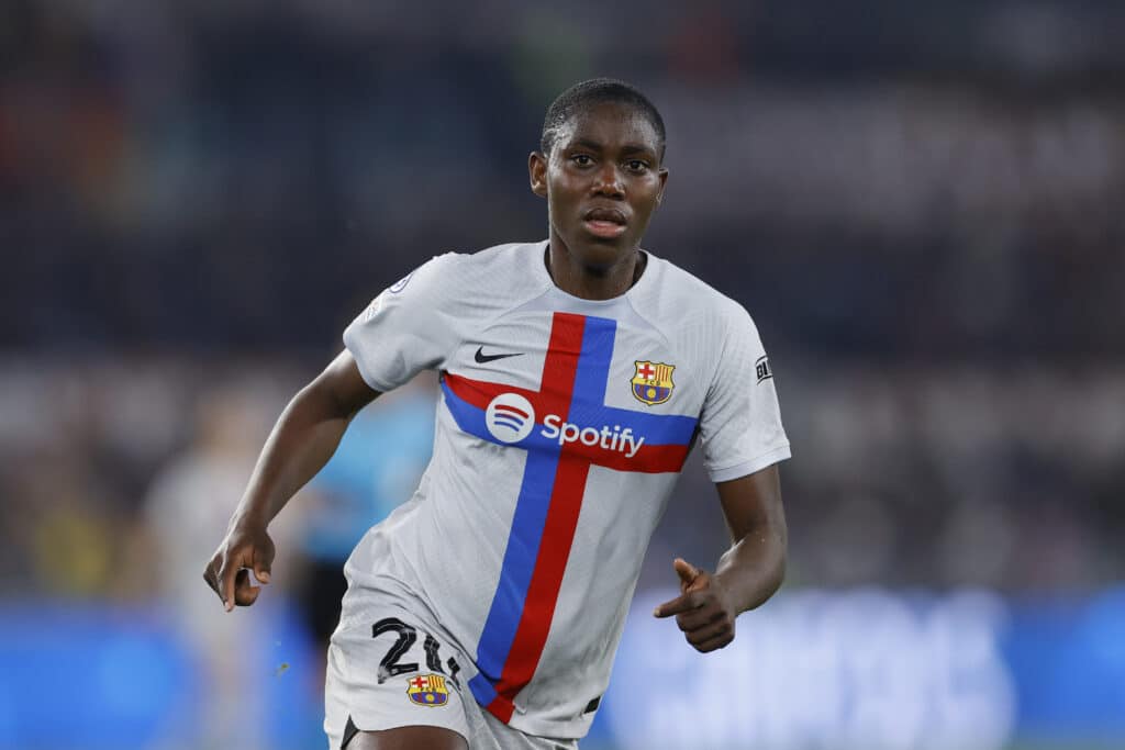 Asisat Oshoala net worth: Unraveling the wealth of the Barcelona star 1 Asisat Oshoala (Fc Barcelona) looks on during the UEFA Women Champions League