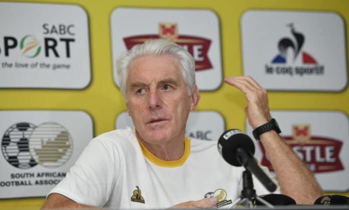 Hugo Broos - Bafana Bafana will suffer due to lack of communication Coach of Bafana Bafana Hugo Broos during a press conference