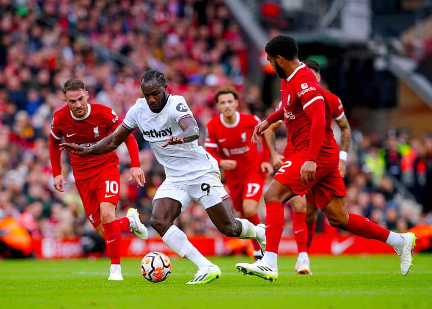 Liverpool hammer West Ham to go second on the table 1 Liverpool vs West Ham