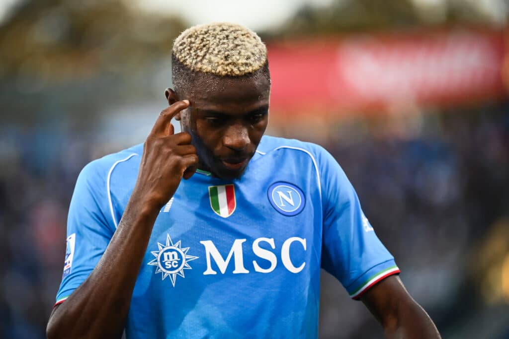 Osimhen contemplates legal action against Napoli over mocking TikTok video 1 Victor Osimhen is not happy with situation against Bologna