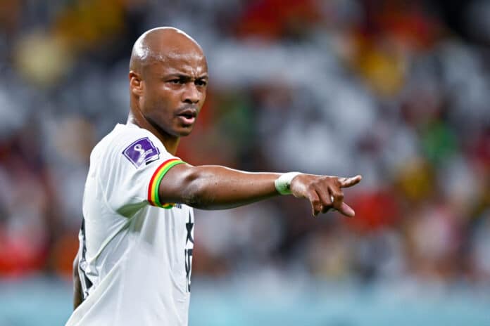Ghana v Uruguay - FIFA World Cup Qatar 2022 Group H Black stars Andre ayew