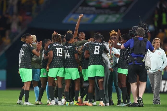 Super Falcons' potential opponents in the Round of 16 Nigeria Super Falcons celebrate victory over Australia in Women's World Cup