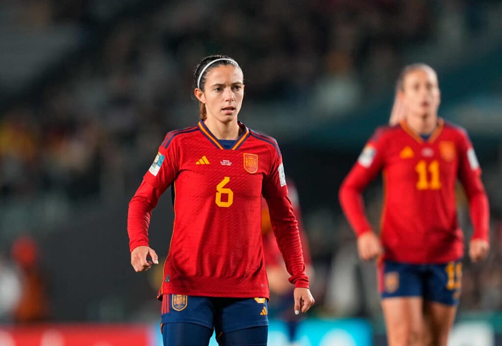 Women Ballon D'or contenders: Oshoala a Strong Contender 2 Spain's Aitana Bonmati in action