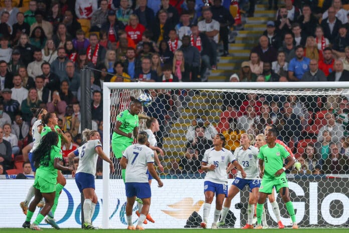 Super Falcons against England at the 2023 Women's World Cup