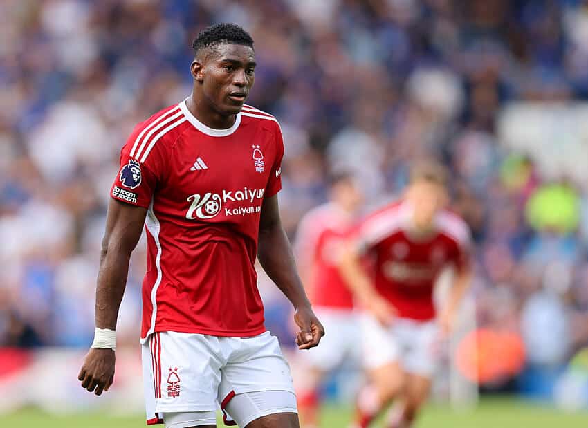 Watch Lyle Foster live in Nottingham Forest vs Burnley - South Africa TV guide 2 Taiwo Awoniyi in action for Nottingham Forest