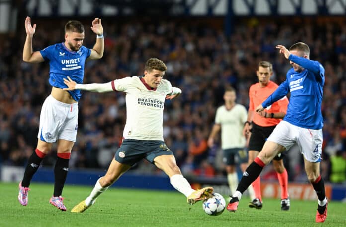 PSV vs Rangers lineups, 3 predictions - UEFA Champions League Players in action, PSV vs Rangers