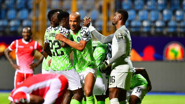 Nigeria 1 Vs 0 Guinea: Omeruo’s Goal Sends Super Eagles To Round of 16 afcon 2019 super eagles guinea