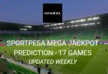 Sportpesa mega jackpot prediction – free 17 weekly predictions! sportpesa mega jackpot prediction